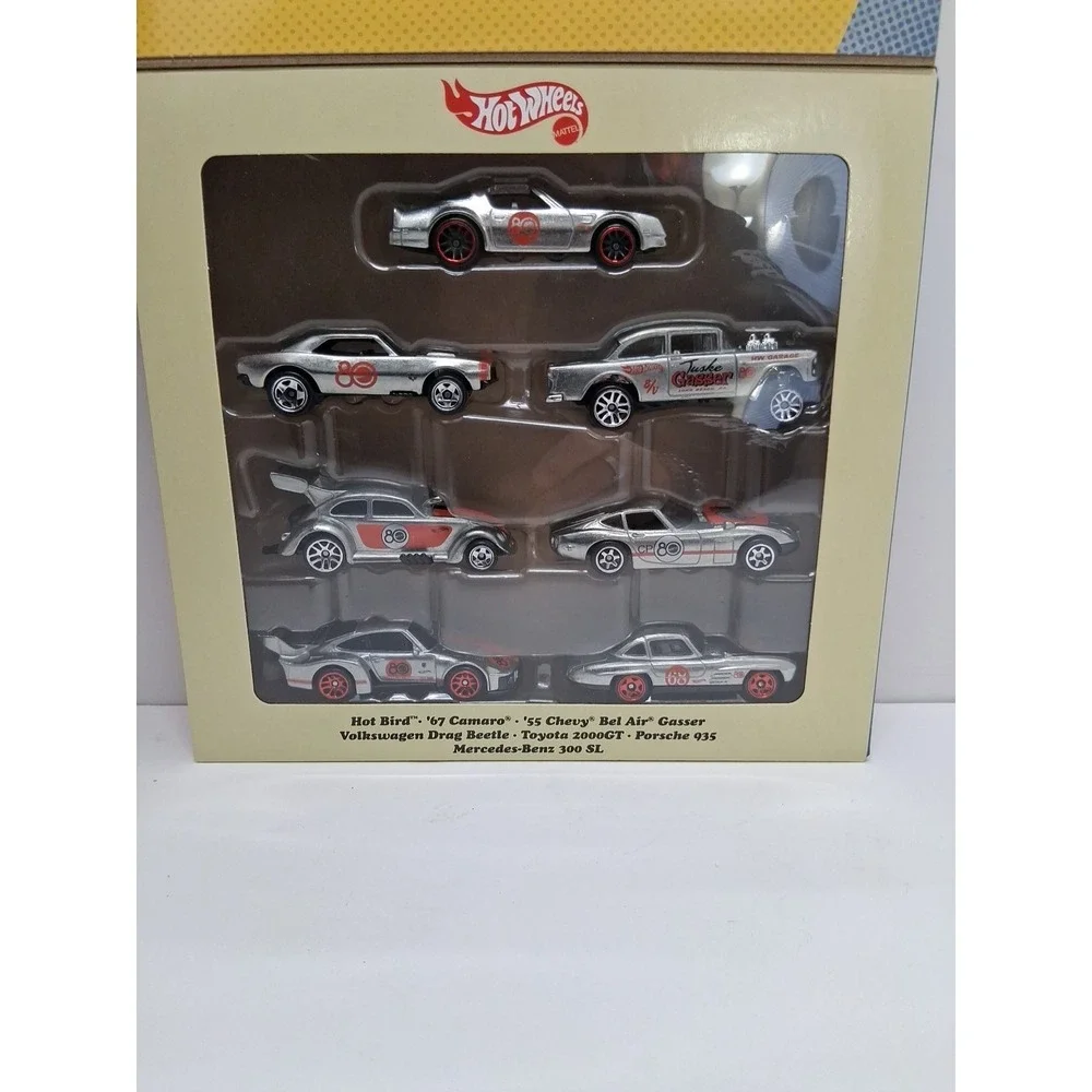 Hot Wheels Mattel 80th Anniversary Replay the Classics Zamac 7-Pack/55 Gasser